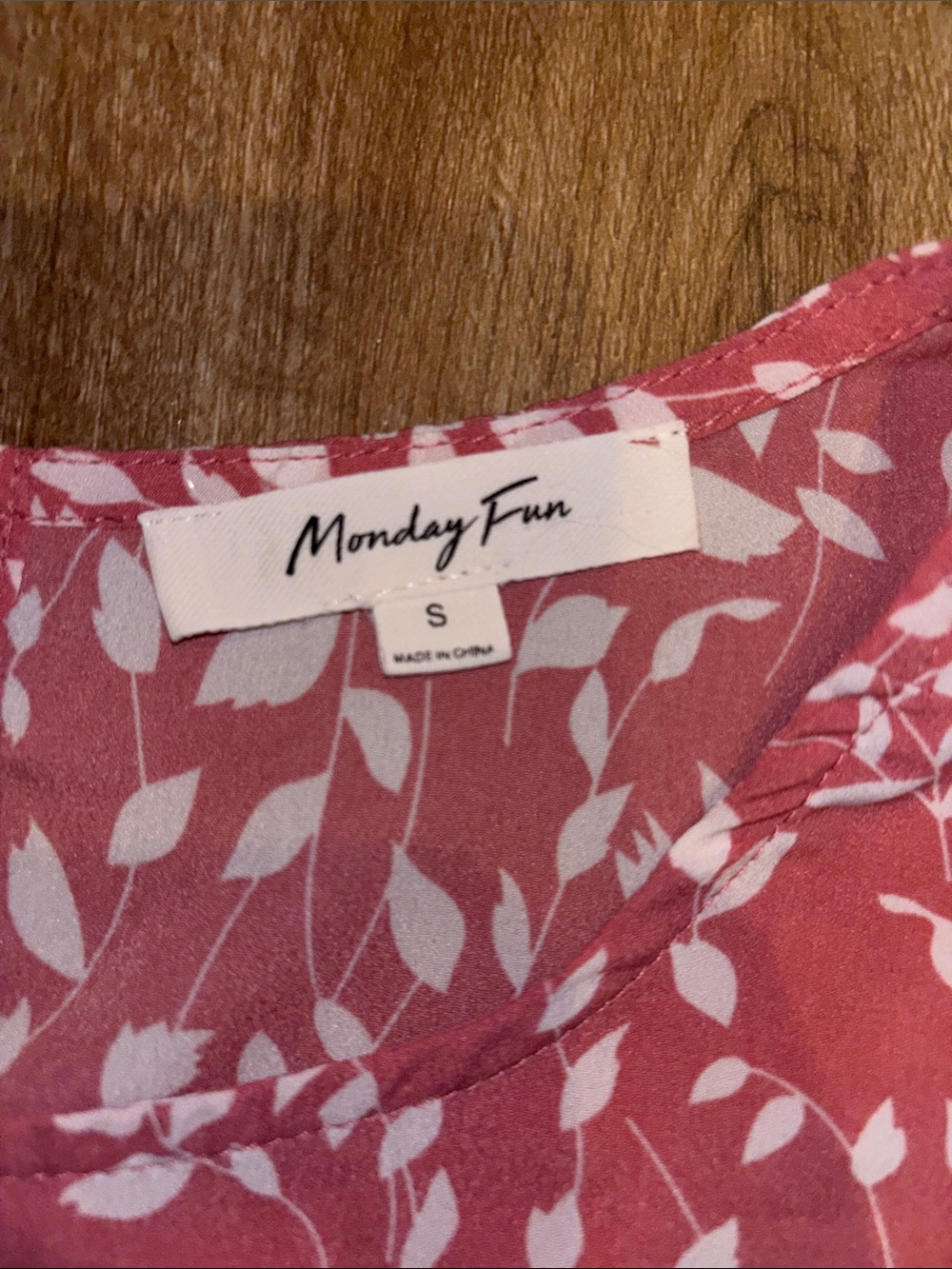 Monday Fun Women’s Chiffon Dress Shirt - Picture 2 of 5